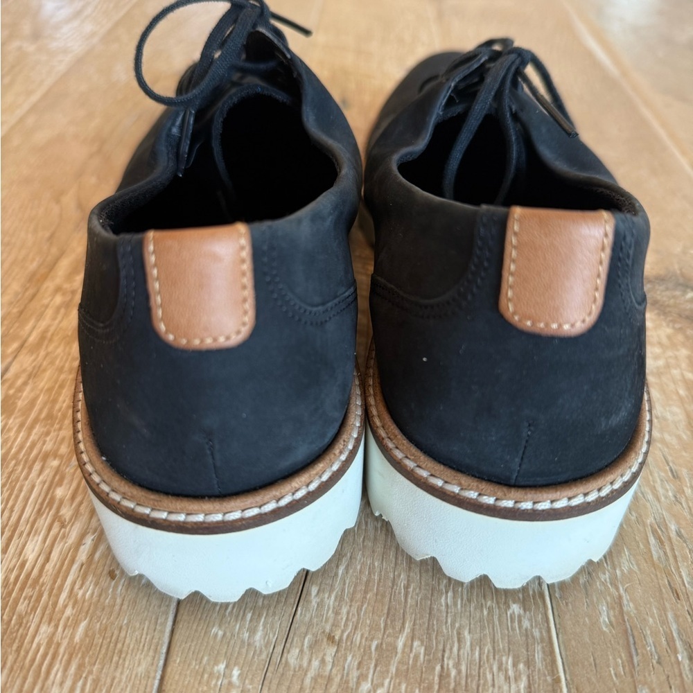 Ecco Modern Tailored Women’s Black Suede Casual Shoes 39 8.5 - Picture 7 of 11